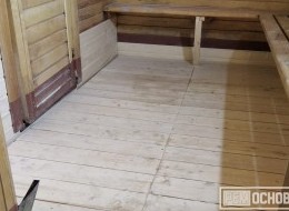 Комплексный ремонт бани с заменой полов в массиве Мшинское