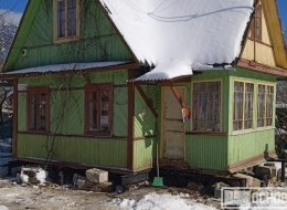 Подъем дома 6х8м на винтовые сваи в Новой Ропше